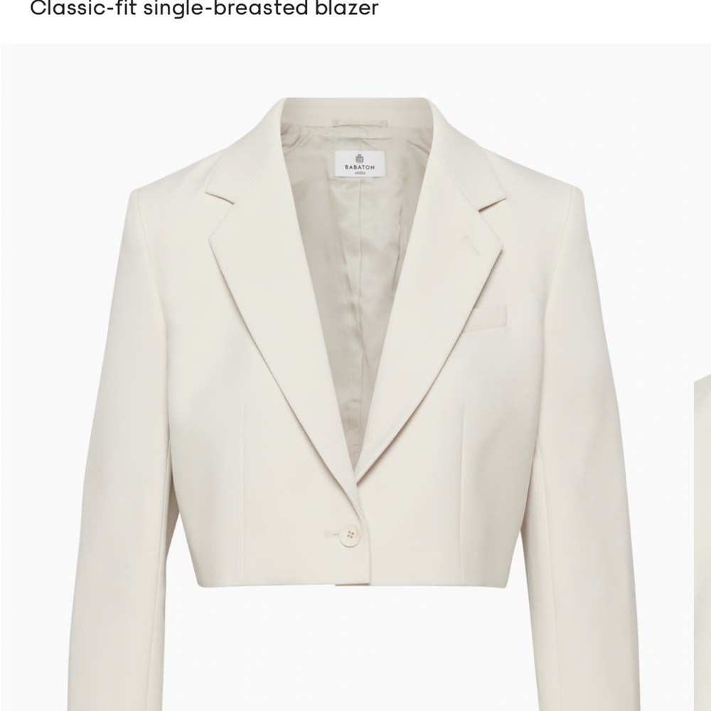 Babaton Cream Women's Blazer from Aritzia